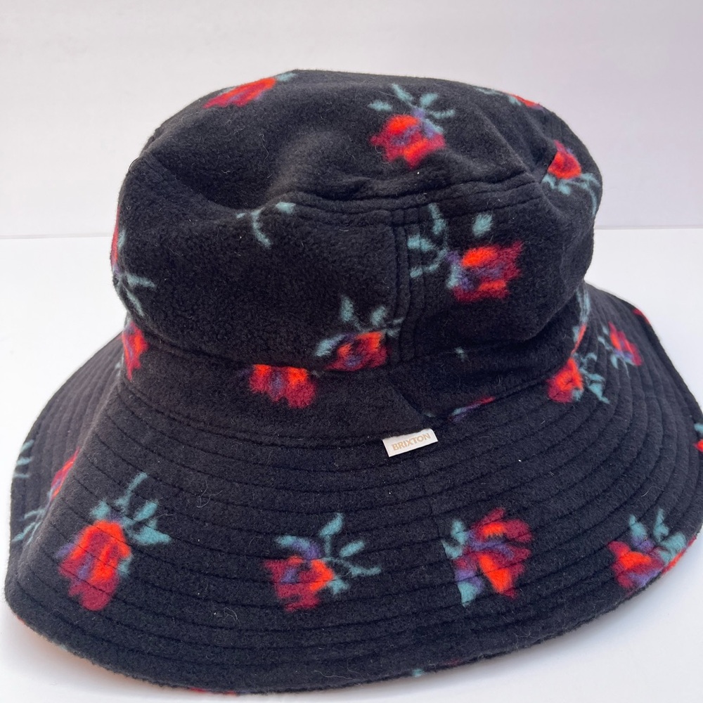 Black Floral Bucket Hat